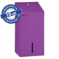 Pojemnik na papier toaletowy w listkach MERIDA STELLA VIOLET LINE, pojemność do 450 szt., fioletowy